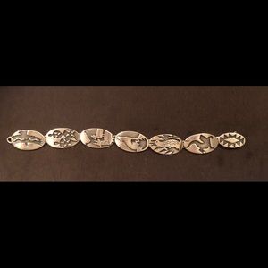 Sterling Silver Southwestern inspired bracelet.